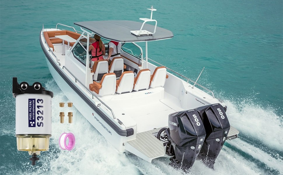 Transparent Bowl Marine Fuel Water Separator Replacement